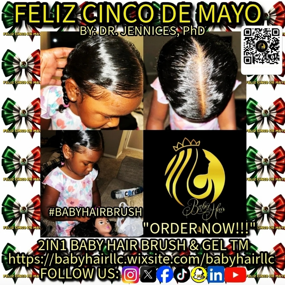 2IN 1 BABY HAIR BRUSH AND GEL TM